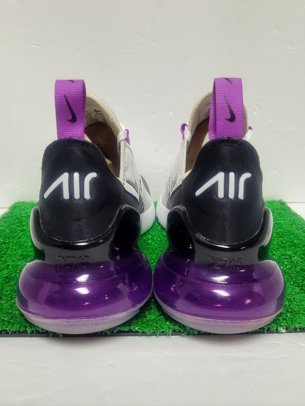 Nike Air Max 270 White Fuchsia Dream Women’s Sz 10 AH6789-113 Running Shoes - Picture 4 of 7